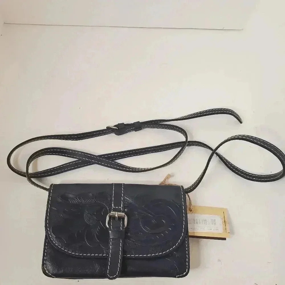 Patricia Nash Torri Crossbody Dark Blue